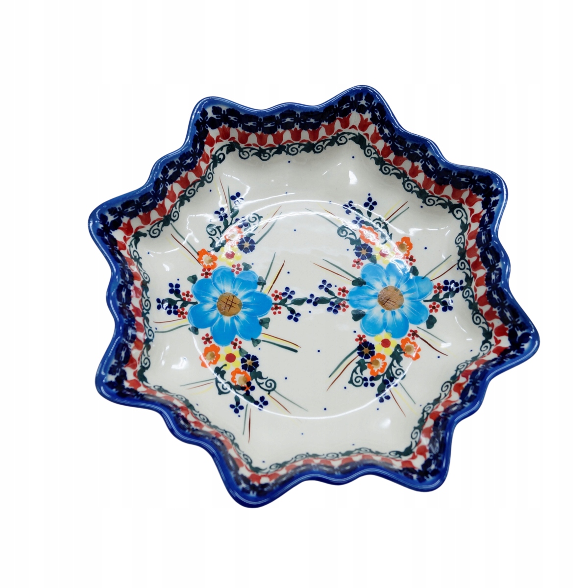 

Ceramiczna patera półmisek gwiazda Bolesławiec