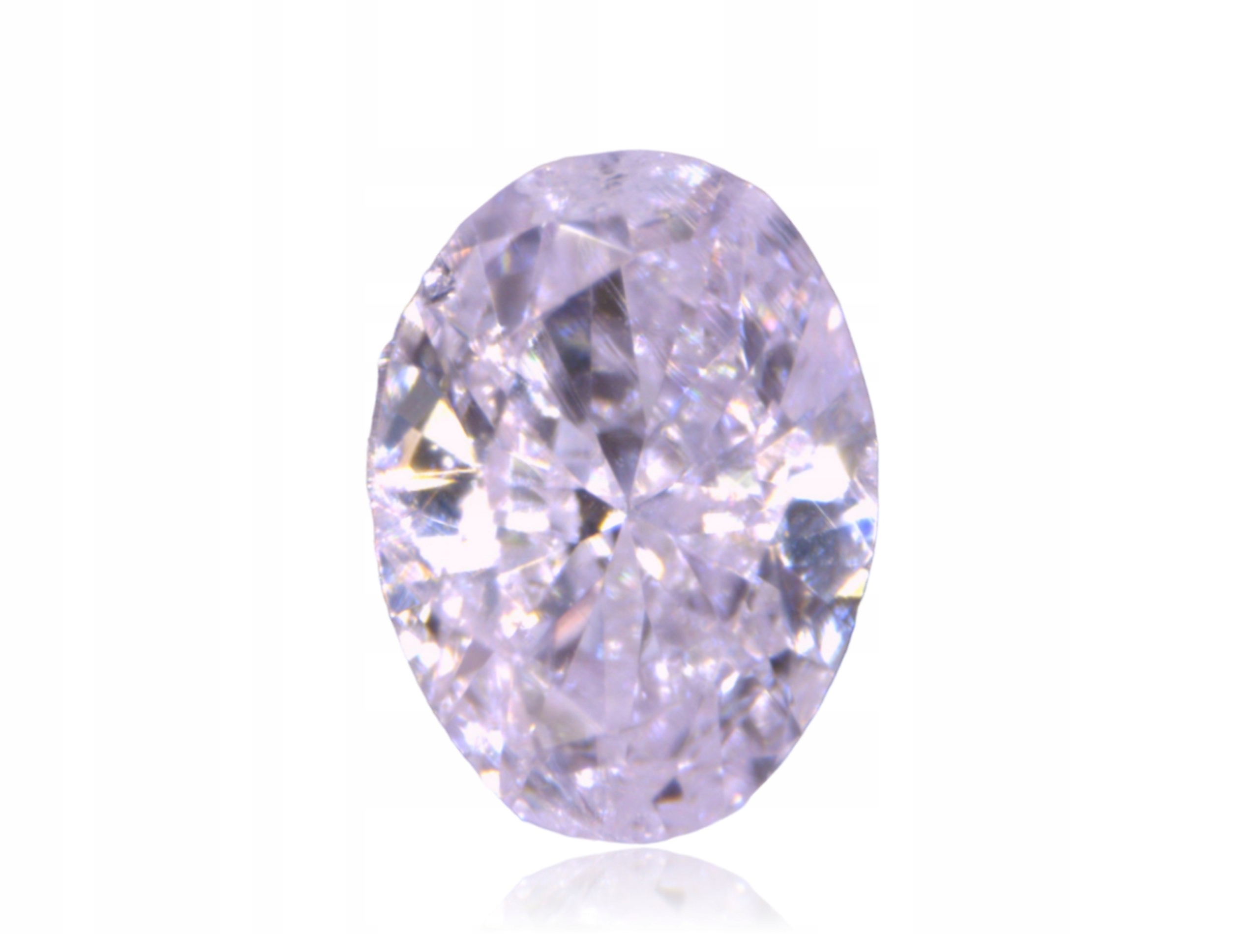 Přírodní Diamant 0.02ct Růžový Ovál SI2 eCertifikát Wbd