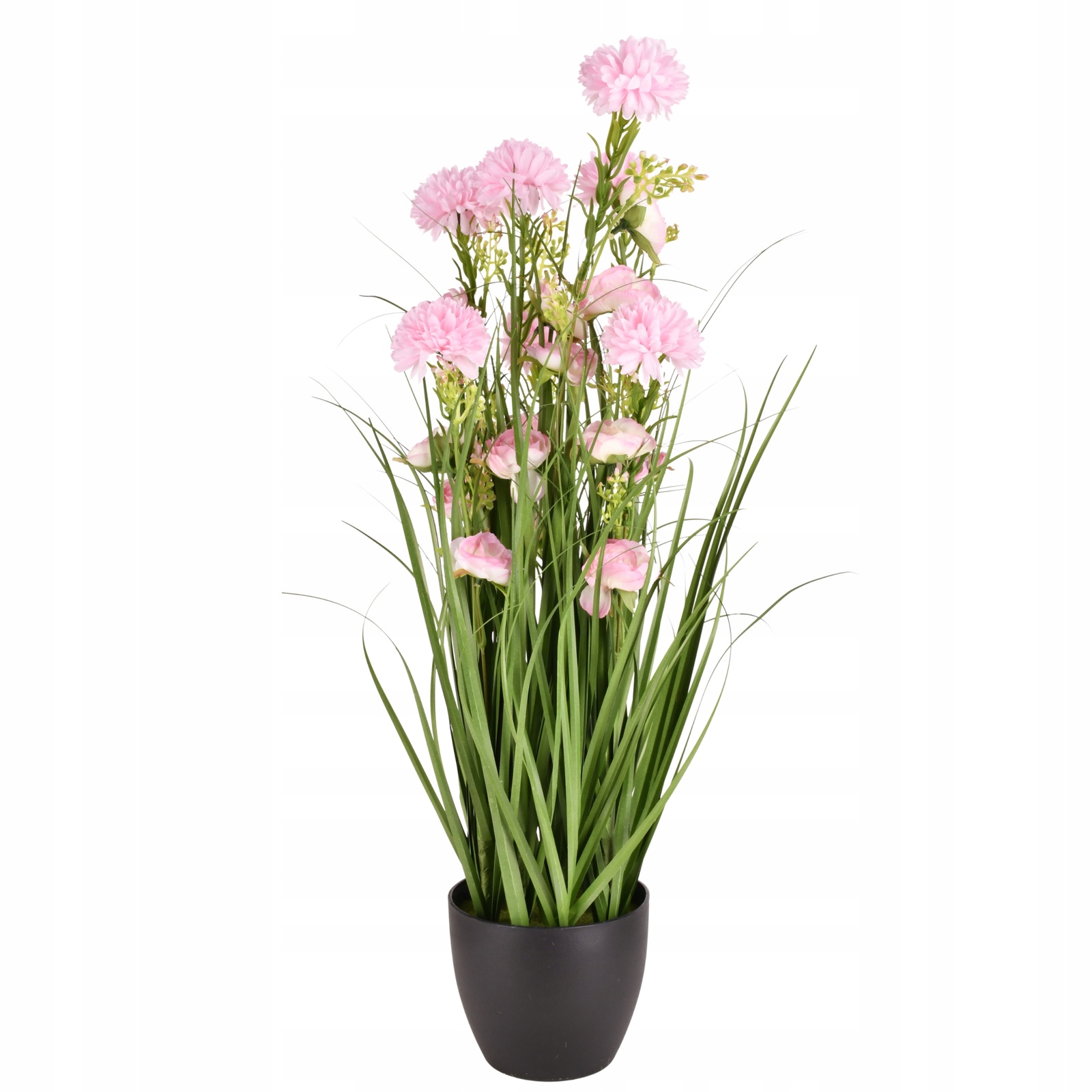 Umělá rostlina v květináči Růže 70 cm elegantní květinová dekorace interiéru