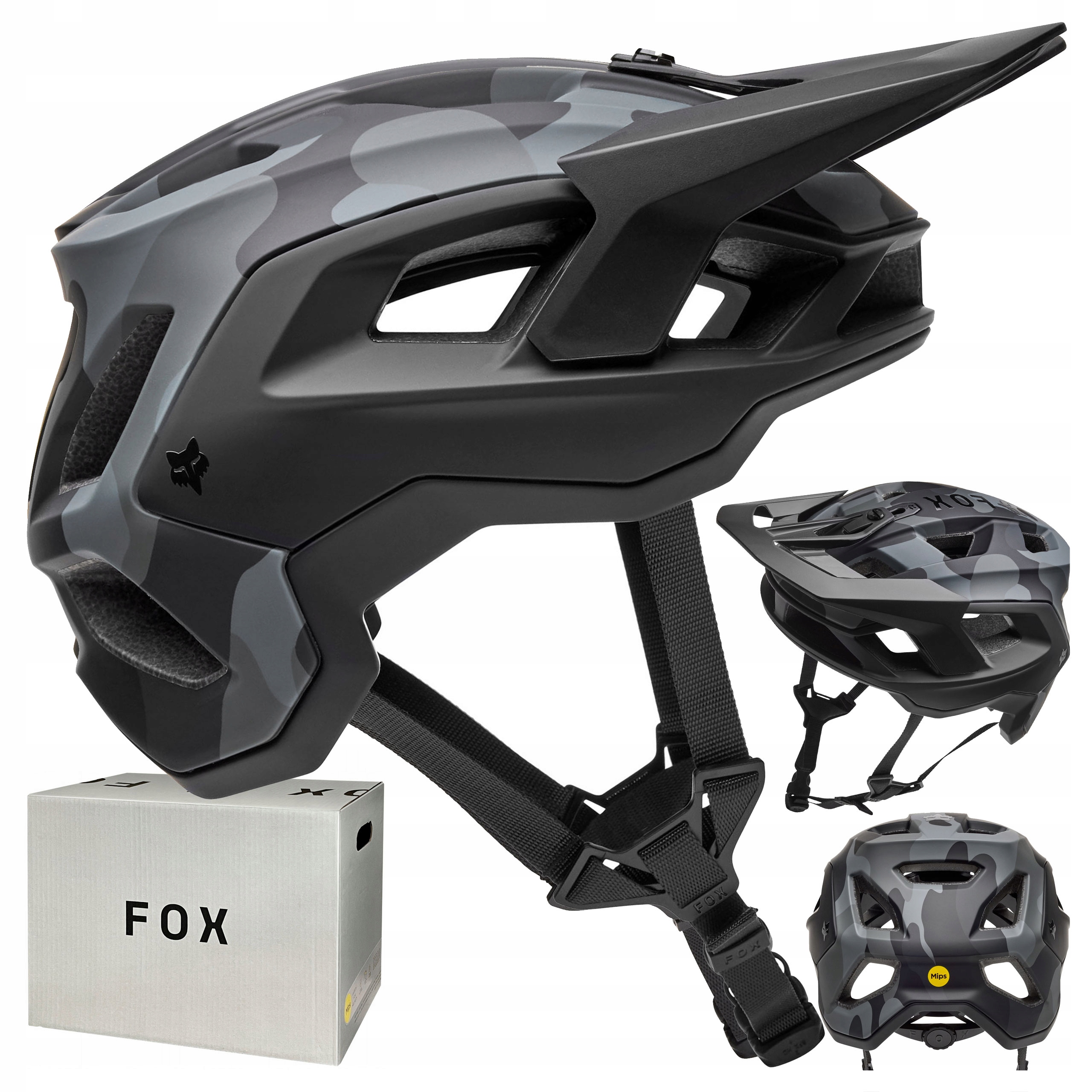 Cyklistická Přilba Fox Speedframe Mips Camo Black Mtb Enduro XC 59-63 cm L