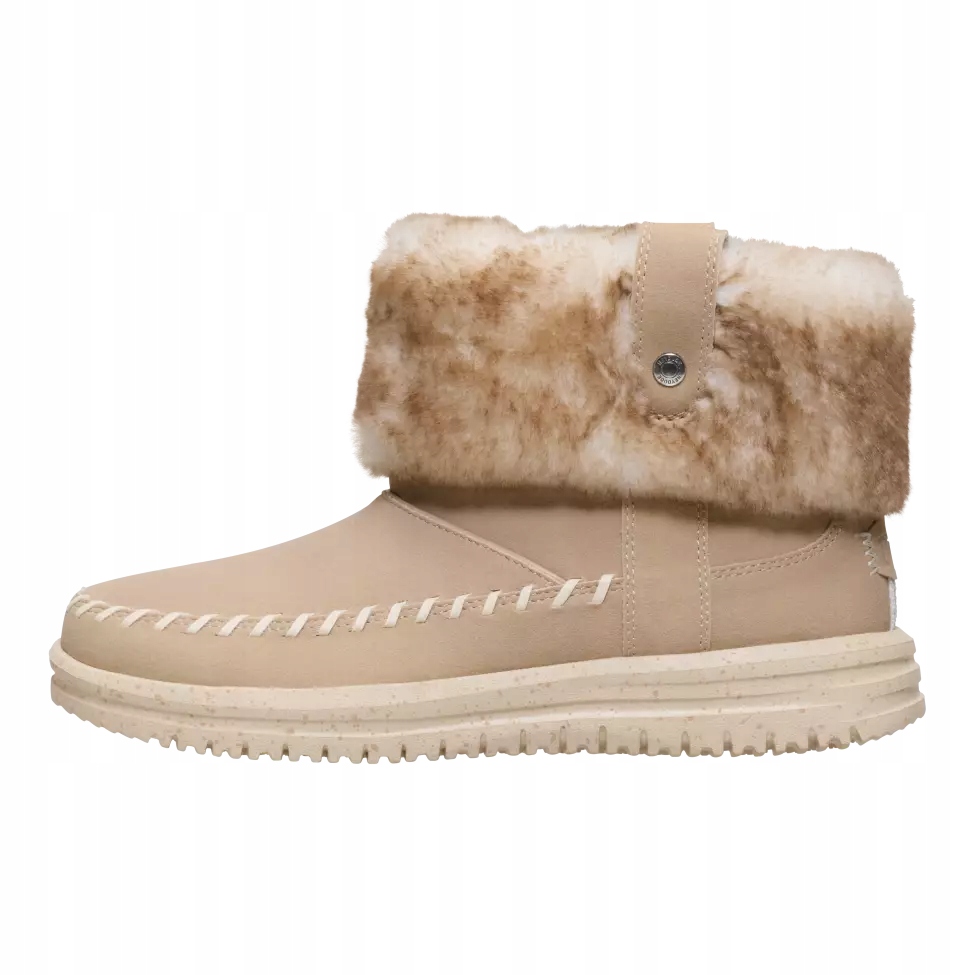 HeyDude Dámské teplé boty Kotníkové Boty Semišové Classic Camden Cuff Cozy 39