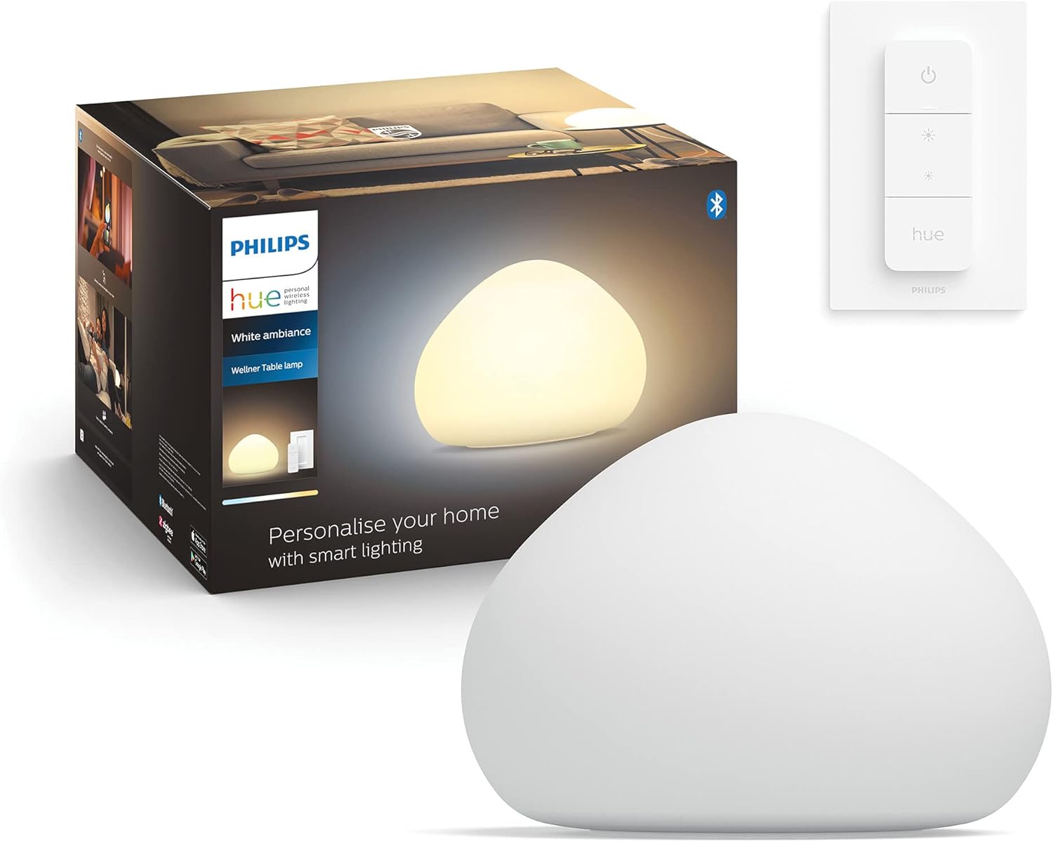 Stolná Led nočná lampa Philips Hue Wellner Tw Cct Inteligentná Smart