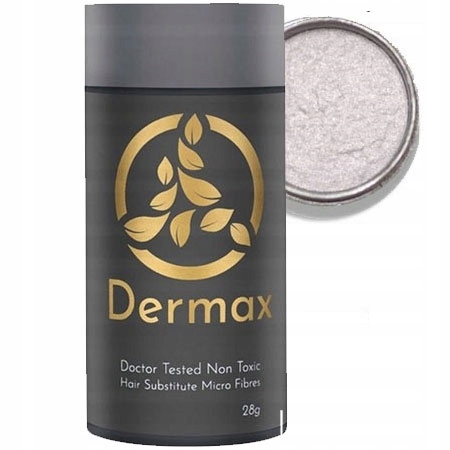 Dermax 28 g – Kosmetika pro zahušťování vlasů Mikrovlákna Barva Šedá