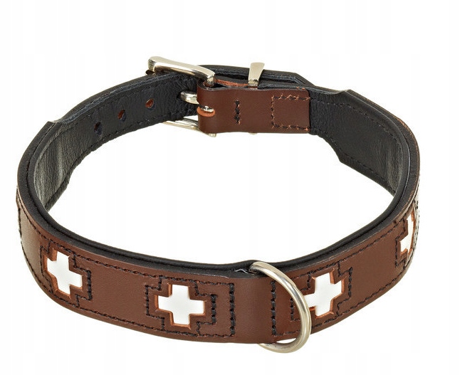 Levně Obojek Pro Psa Z Ekologické Kůže 60 CM