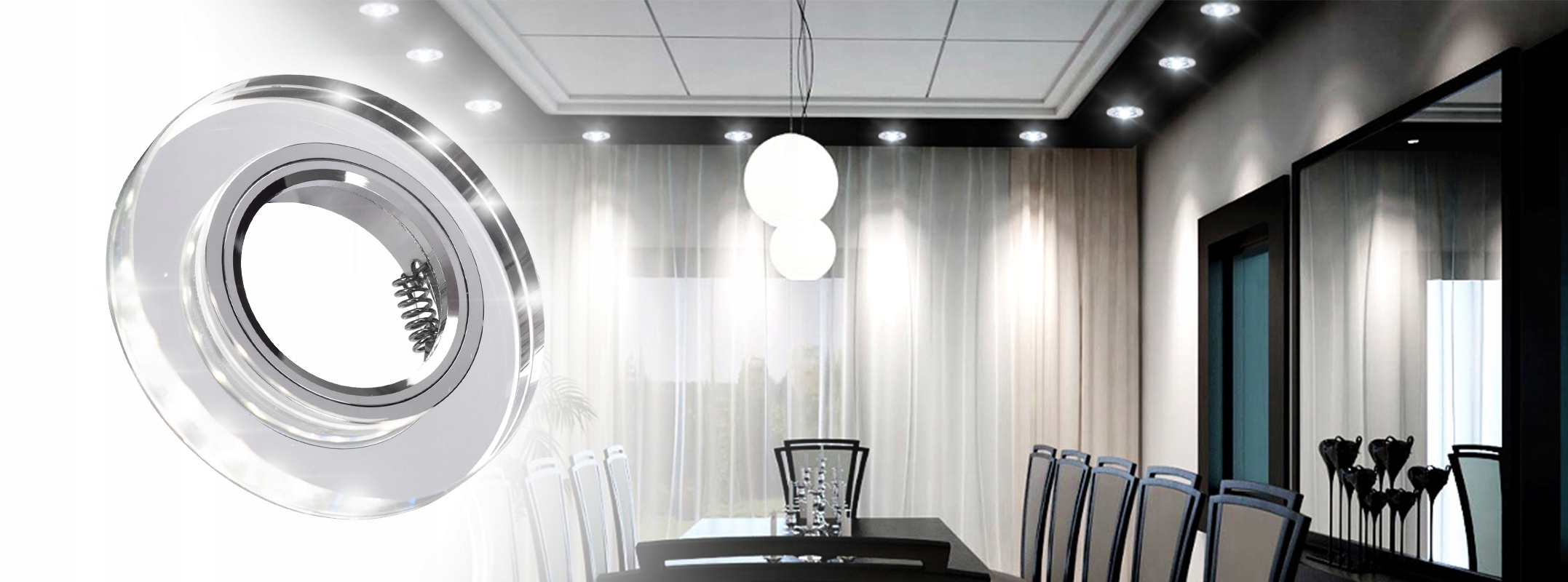 8x OPRAWKA+ŻARÓWKA IMPREZOWA ZMIANA KOLORU RGB Zasilanie sieciowe