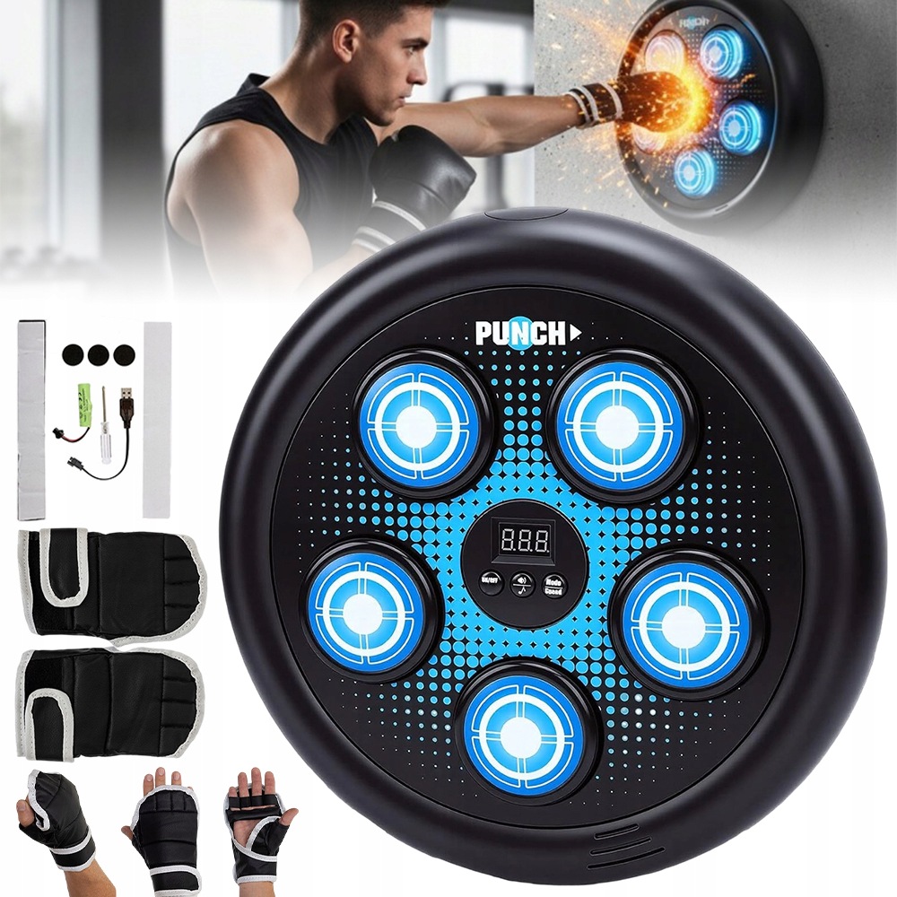 Boxovací Stroj Namontovaný Na Stěně Pomocí Bluetooth, 3 Režimy, 3 Rychlosti