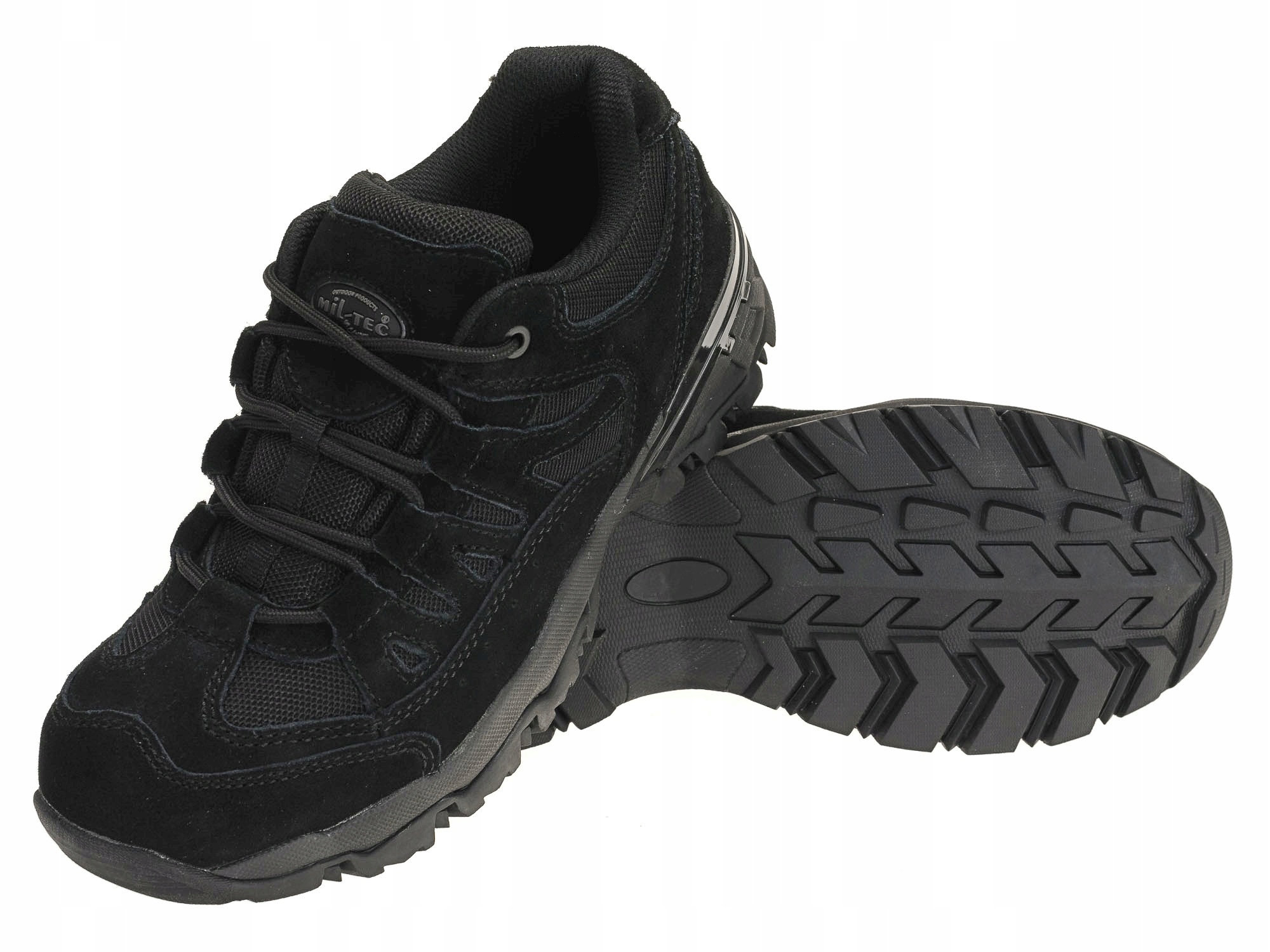

Trekkingowe Skórzane Buty Squad Niskie Czarne - 44