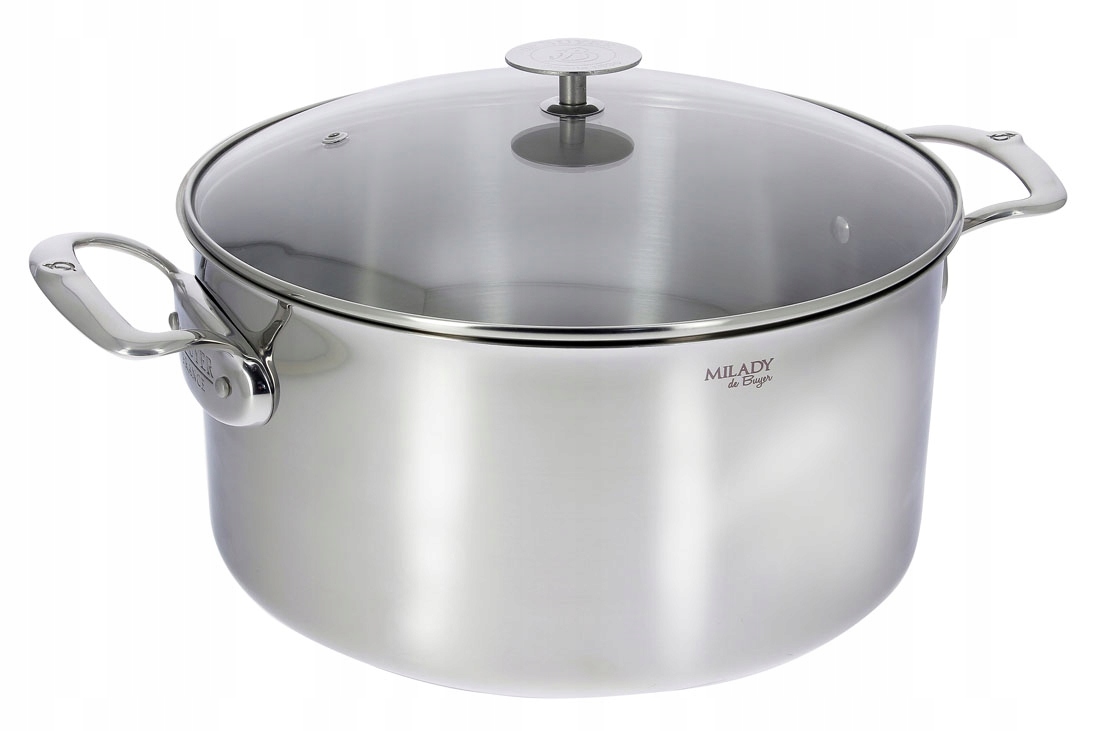 Hrniec so sklenenou pokrievkou deBuyer Milady 24 cm