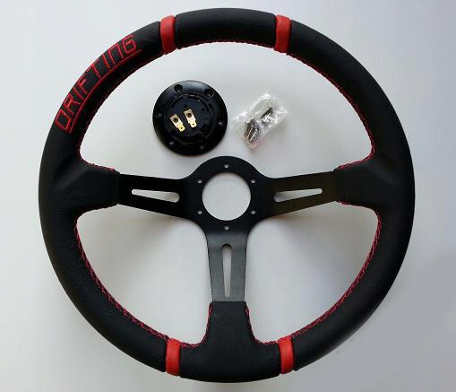 Sportowa kierownica DRIFTING DRIFT SKÓRA omp momo Producent inny