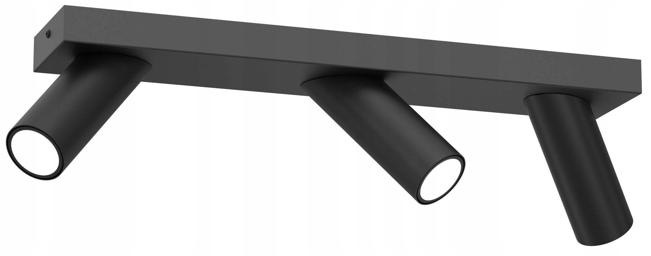 Stropní Svítidlo Spot Tublon černá 3xGU10 stylová do kanceláře