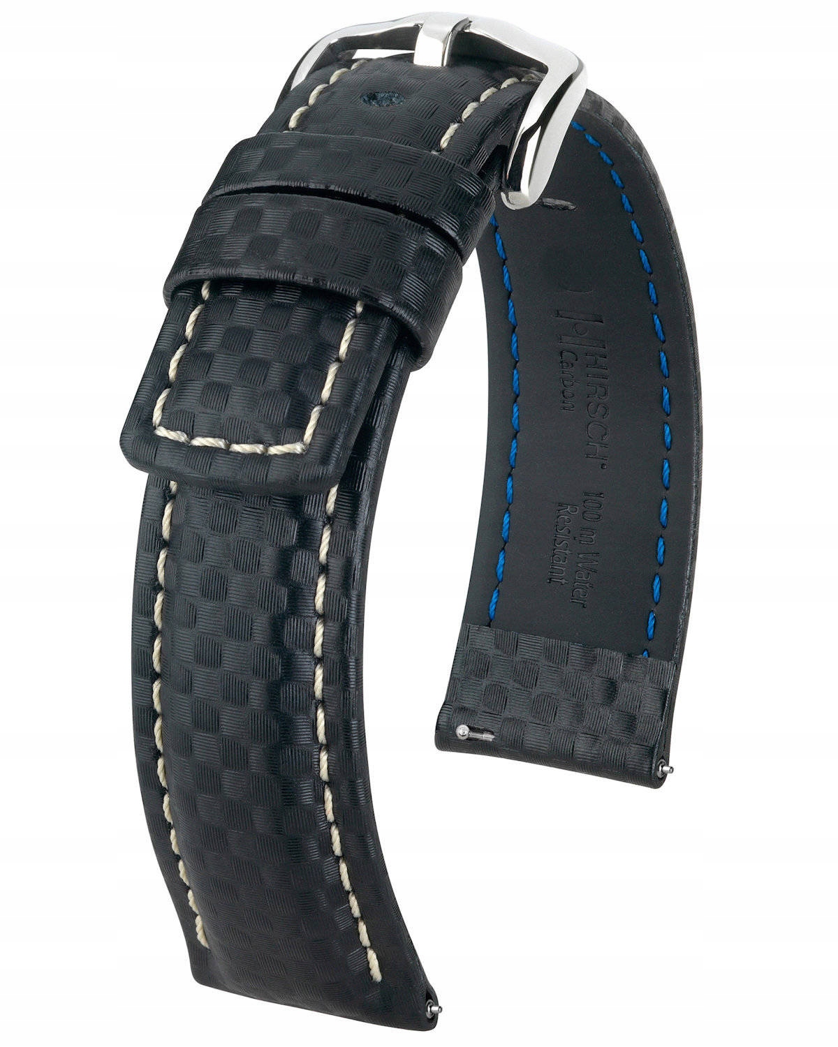 Kožený WR100 Opasek Hirsch Carbon 22 mm 02592250