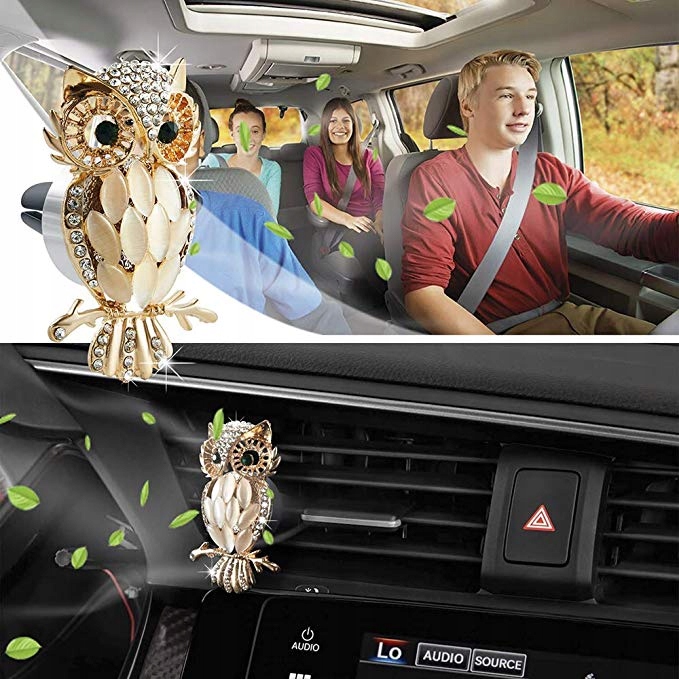 SOWA ZAPACH DEKORACJA PERFUMY OZDOBA SAMOCHODU AUTA ODŚWIEŻACZ POTWIETRZA Rodzaj do kratki nawiewu