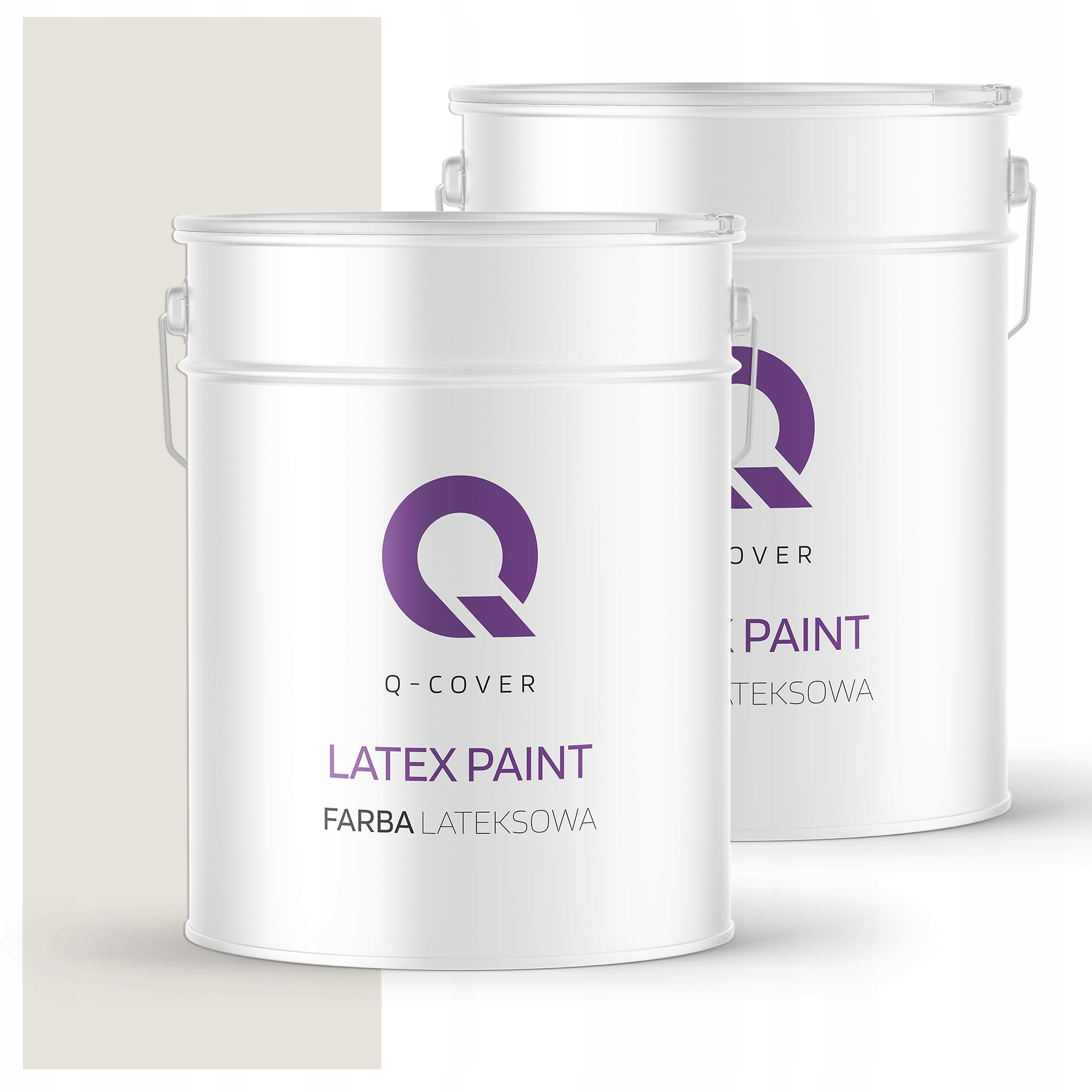 Latexová farba na interiér, stenu, stropy 10 l, hlboká matná biela, šedá H1276