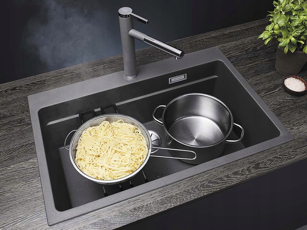 Zlew Blanco Etagon 8 antracyt 525177 korek autom. Kod producenta 525177