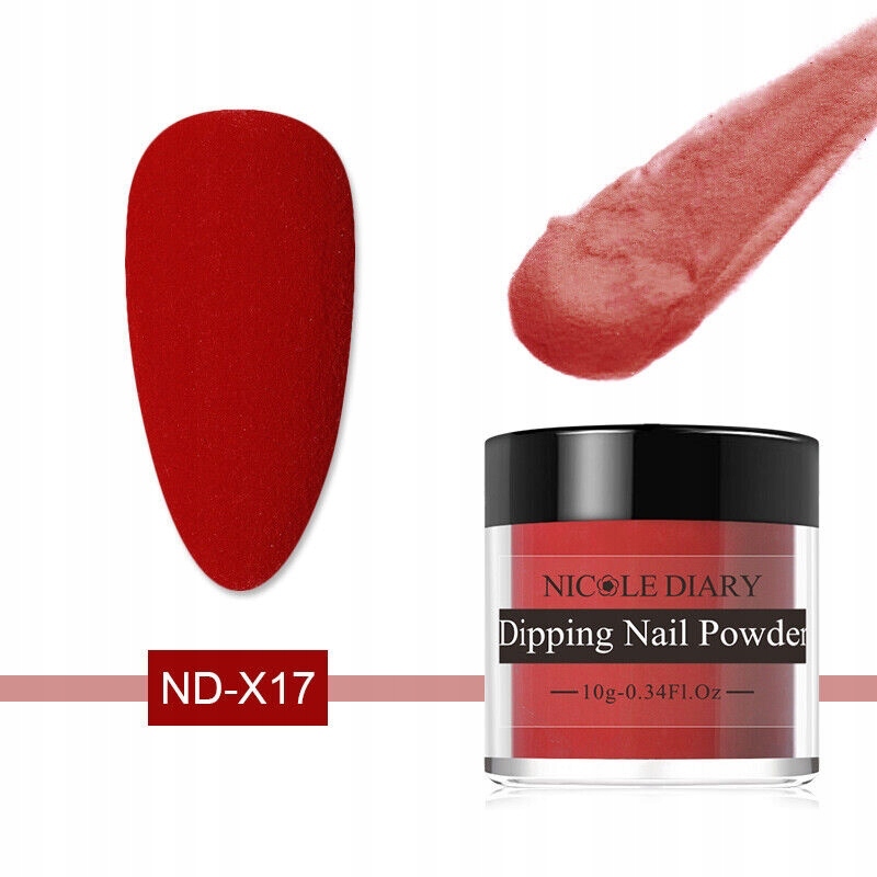 NICOLE DIARY - Manicure tytanowy - PROSZEK / PUDER TYTANOWY - X17