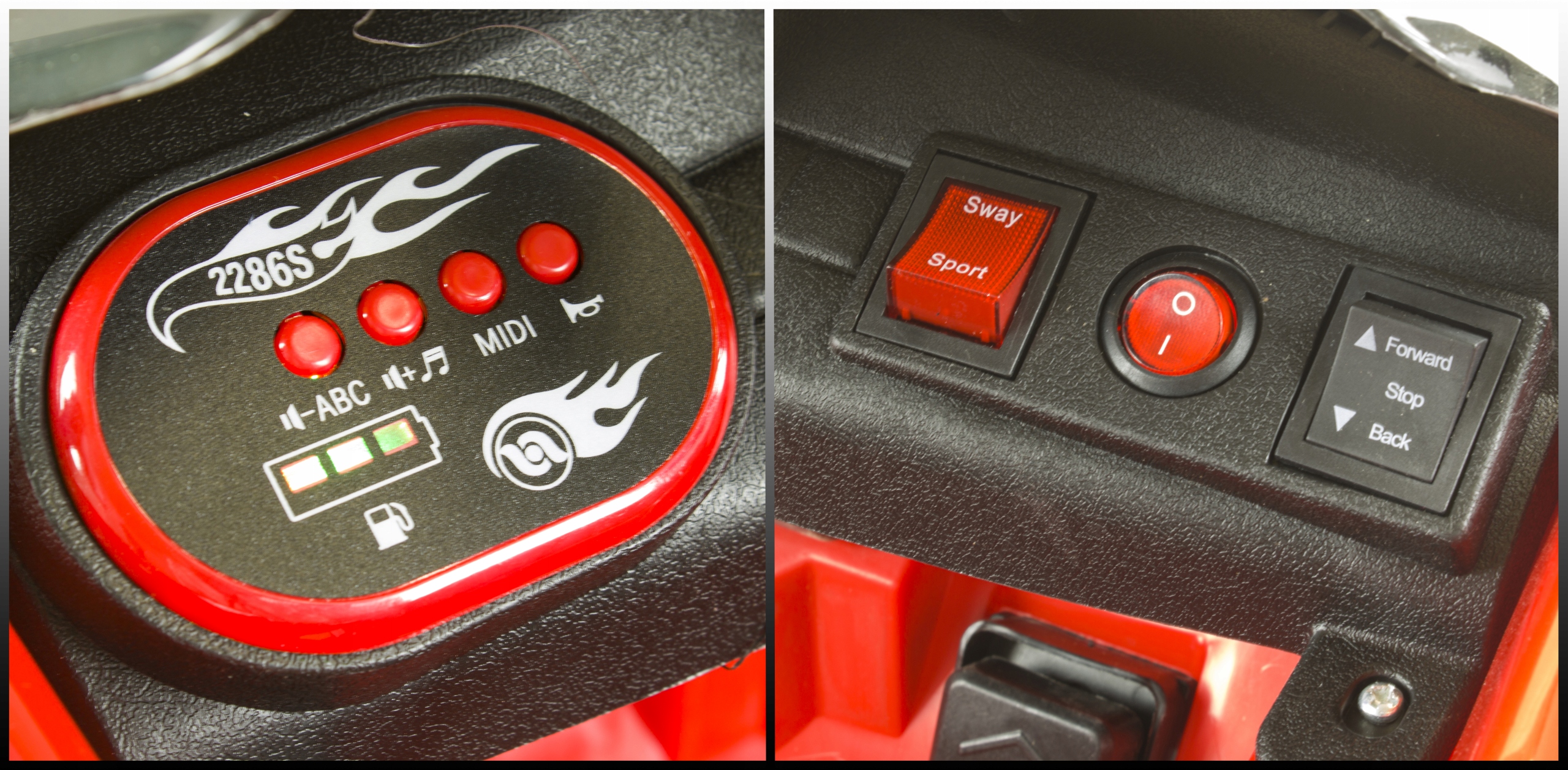 Auto na akumulator Cabrio + LED + Pilot +Bujak Kolor Biały Czerwony Żółty