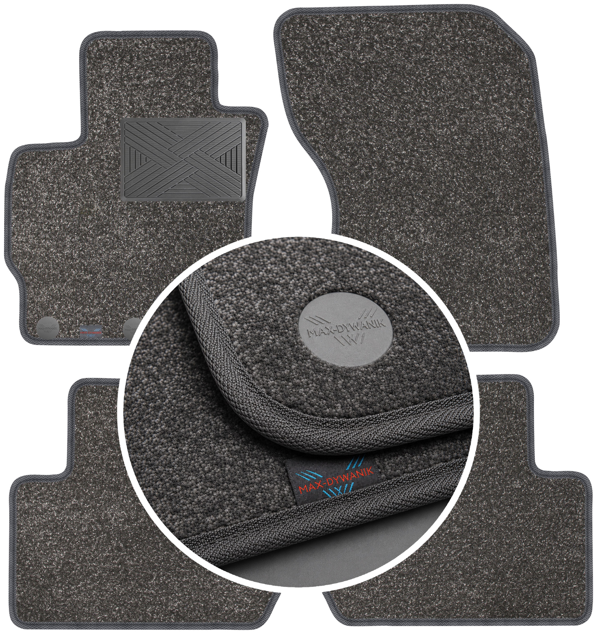 Koberce do auta Mitsubishi Outlander III Phev 2014-2022 Perl-Line 12mm