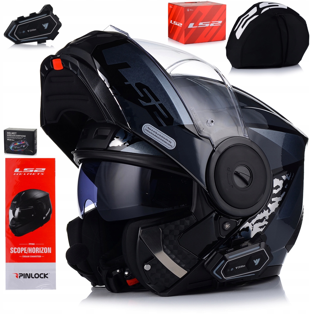 Motocyklová Prilba LS2 FF902 Scope II P/j Čeľusťová Pinlock 70 Blenda
