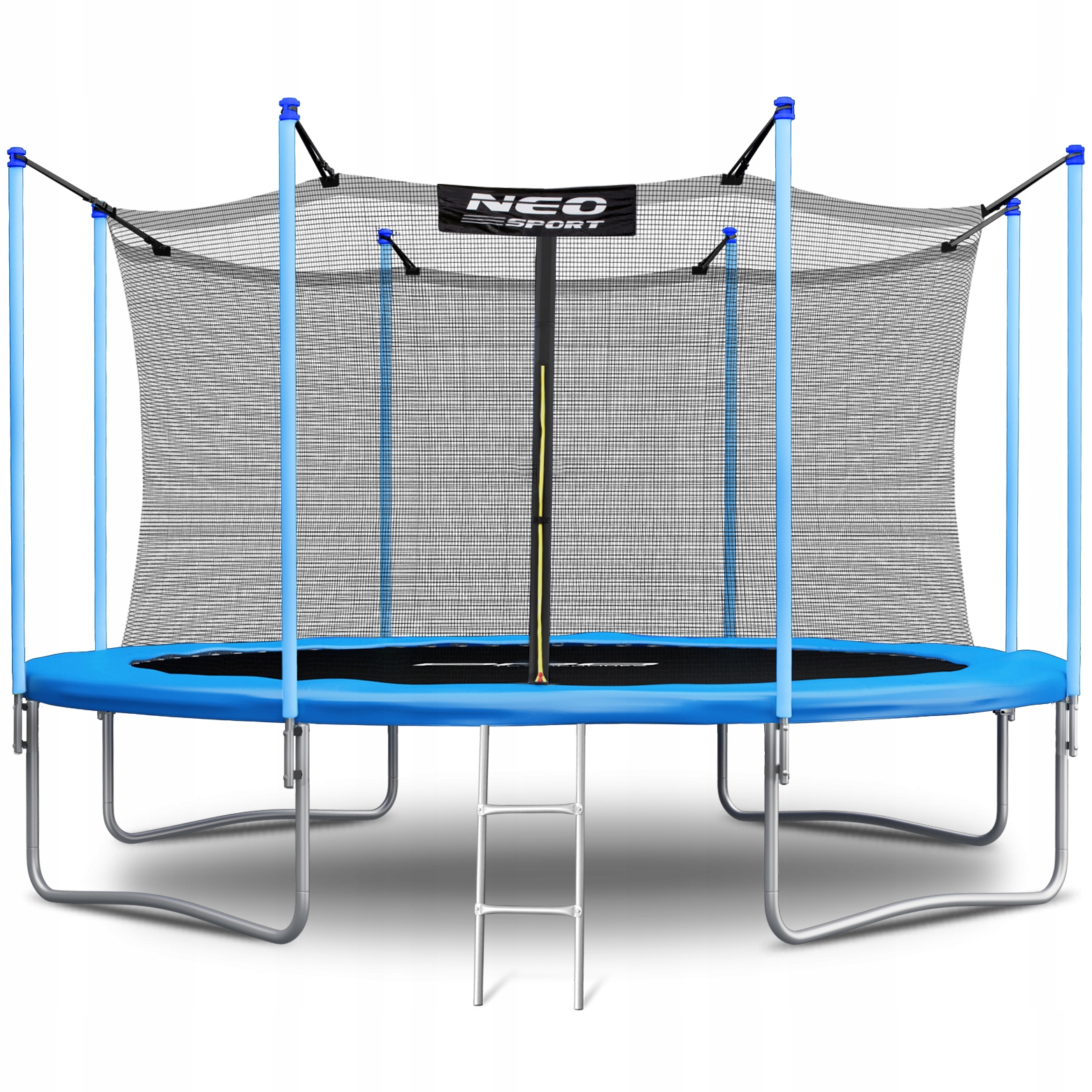 TRAMPOLINA OGRODOWA NEO-SPORT 15FT 465CM BEZPIECZNA WYTRZYMAŁA DLA DZIECKA