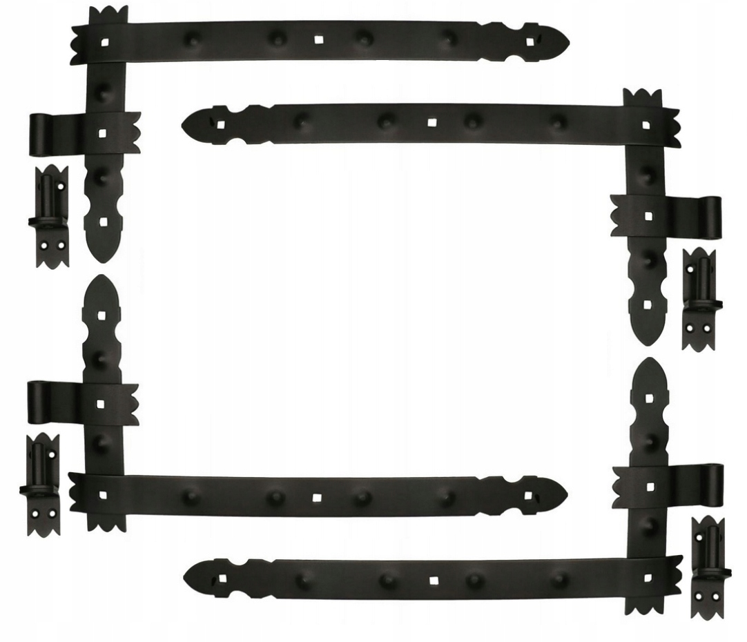 Garážový Závěs Dveří Úhlový Pásový 600mm Kpl 4ks