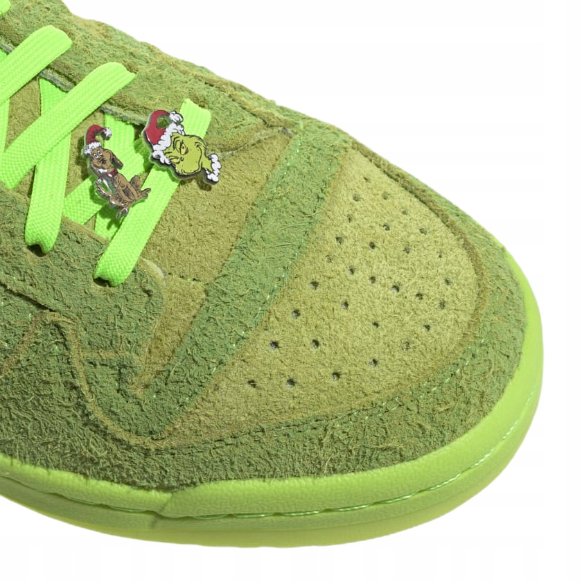 BUTY SPORTOWE ADIDAS FORUM LOW GRINCH ROZ 35,5 ADIDASY SNEAKERSY SKÓRZANE Oryginalne opakowanie producenta pudełko