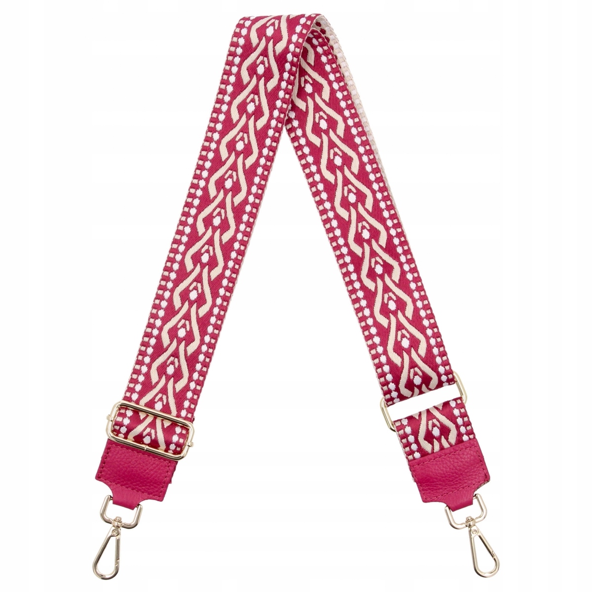Modny Pasek Do Torebki H07 Fuksjowy