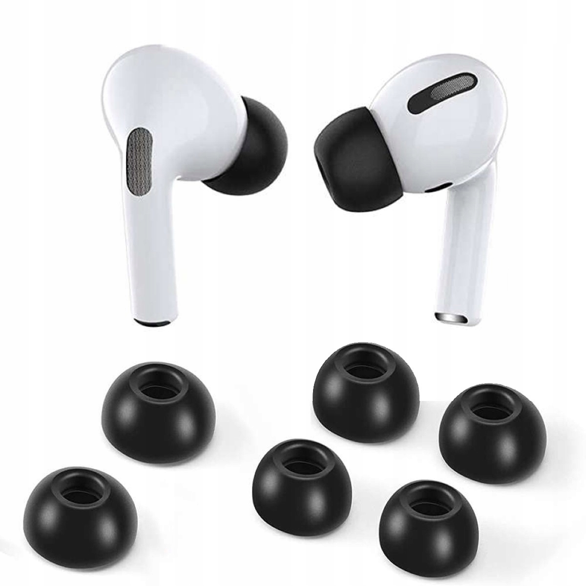 

Gumki Nakładki Douszne Do Apple Airpods Pro S M L