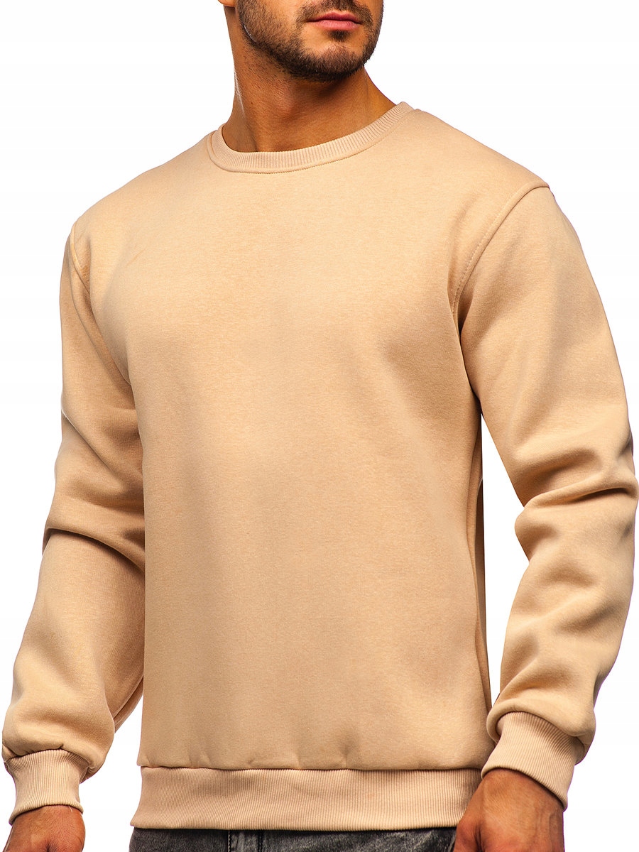 

Bluza Gładka Bez Kaptura Beżowa 2001 ROZMIAR_2XL