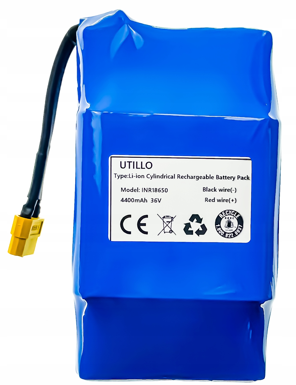 Baterie Akumulátor 10S2P XT60U-F 4,4Ah 36V pro elektrickou desku Hoverboard