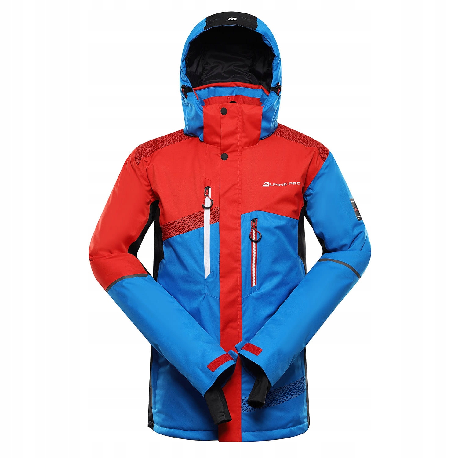 Kurtka męska narciarska snowboardowa Alpine Pro Dear 2 k.czerw/nieb r.XXL