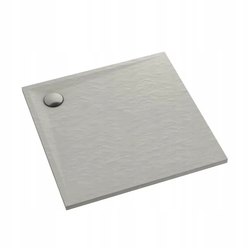 Schedline Libra Cement Stone (cementowy kamień) brodzik kwadrat 80x80 cm