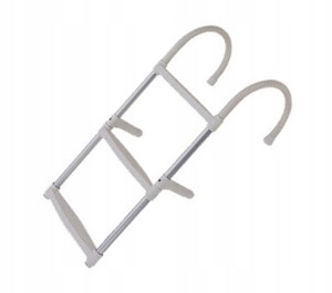 Drabinka aluminiowa 3 stopnie do łodzi, jachtu
