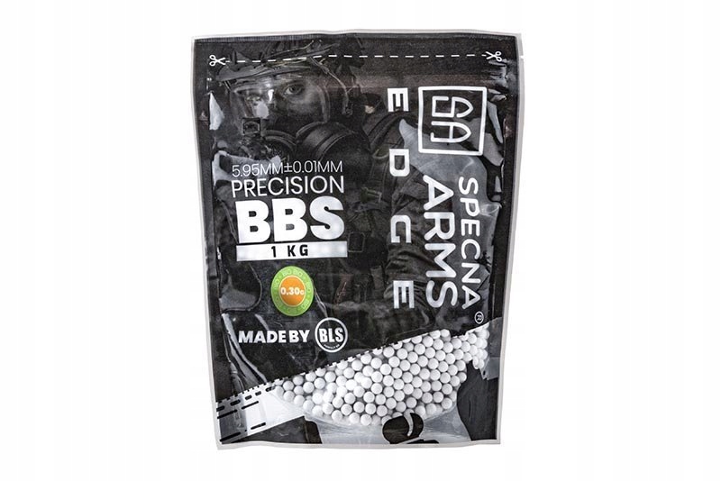 Bio Bezszwowe Precyzyjne kulki 0,30g 0,3 Specna Edge by Bls Ak M4 G36 1kg