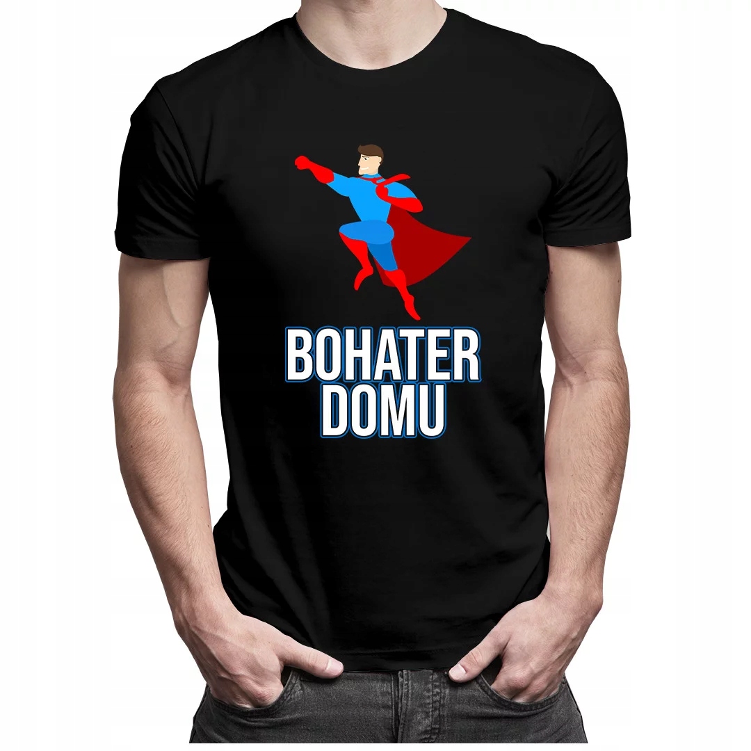 

Bohater domu - koszulka z nadrukiem dla niego