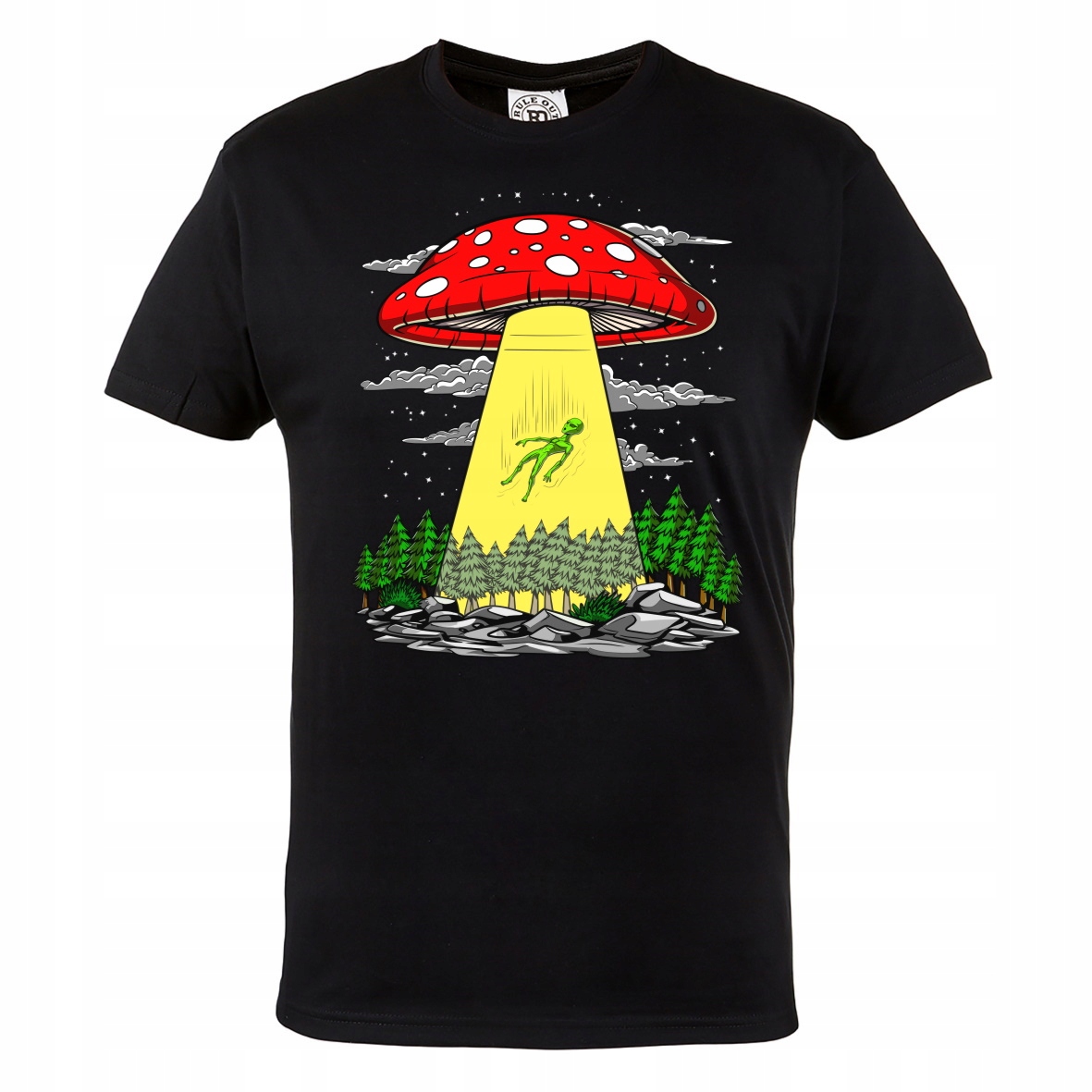 

Męska Koszulka Ufo Statek Kosmiczny Obcy Alien