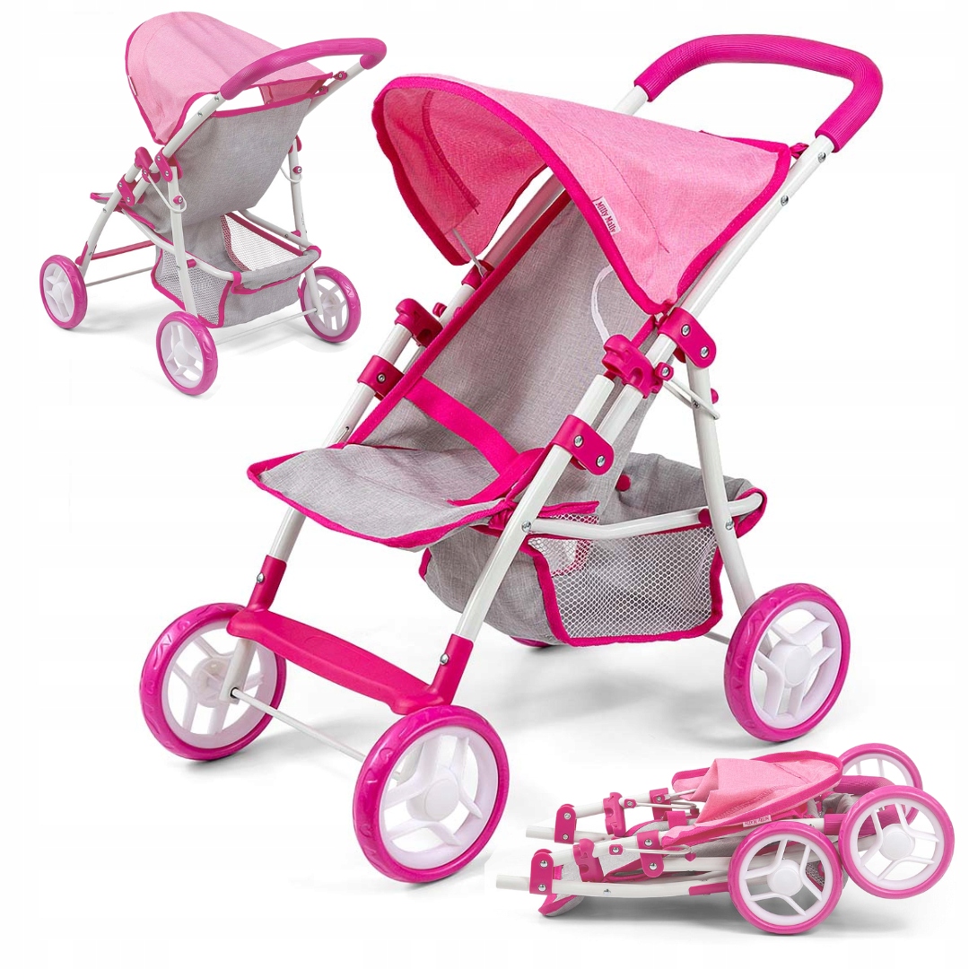 

Milly Mally Wózek dla lalek Natalie Prestige Pink