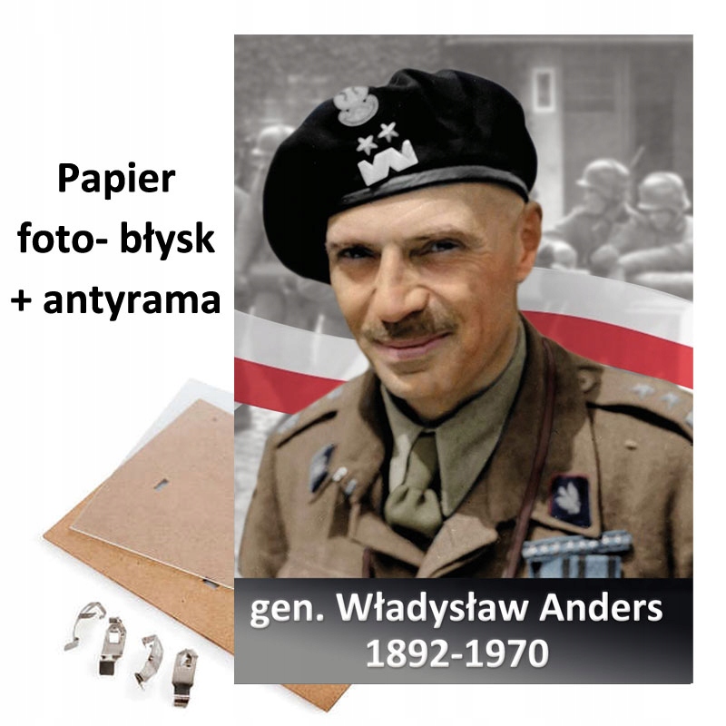 

Portret Zdjęcie Gen. Władysław Anders Antyrama A4