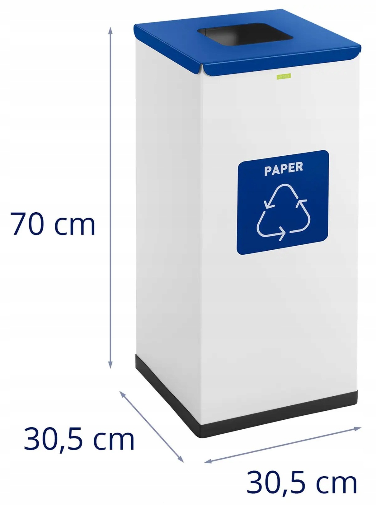 Kosz do segregacji śmieci 60 l wys. 44 cm biały Ulsonix ULX-GB4 N 10050443