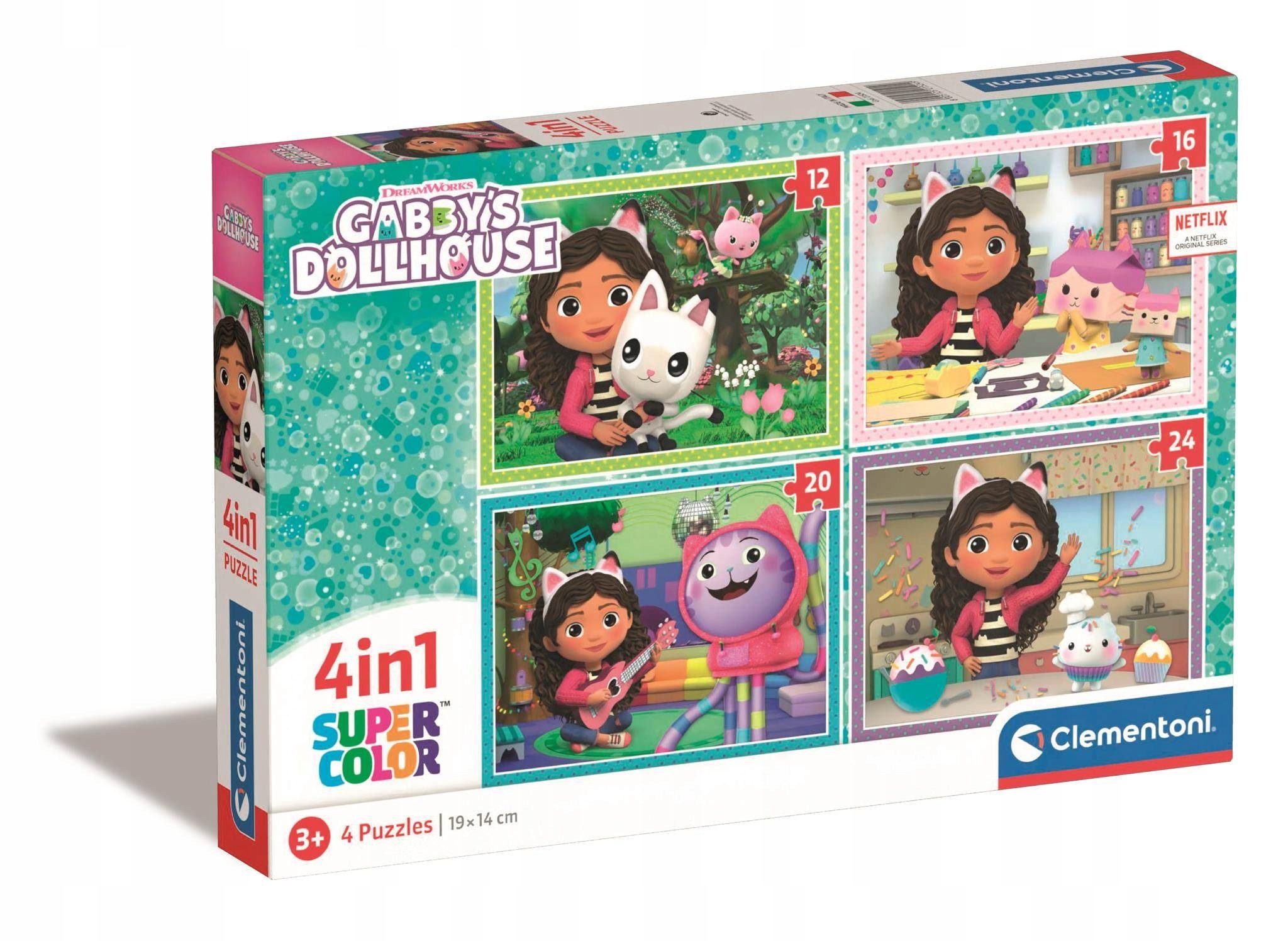 

Puzzle 4w1 Kolor: Koci Domek Gabi (21524)