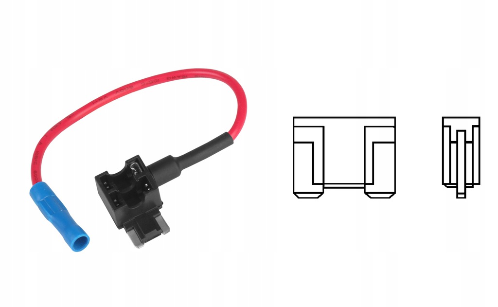 ADAPTER BEZPIECZNIKOWY MINI NISKI PROFIL x2 BYPASS