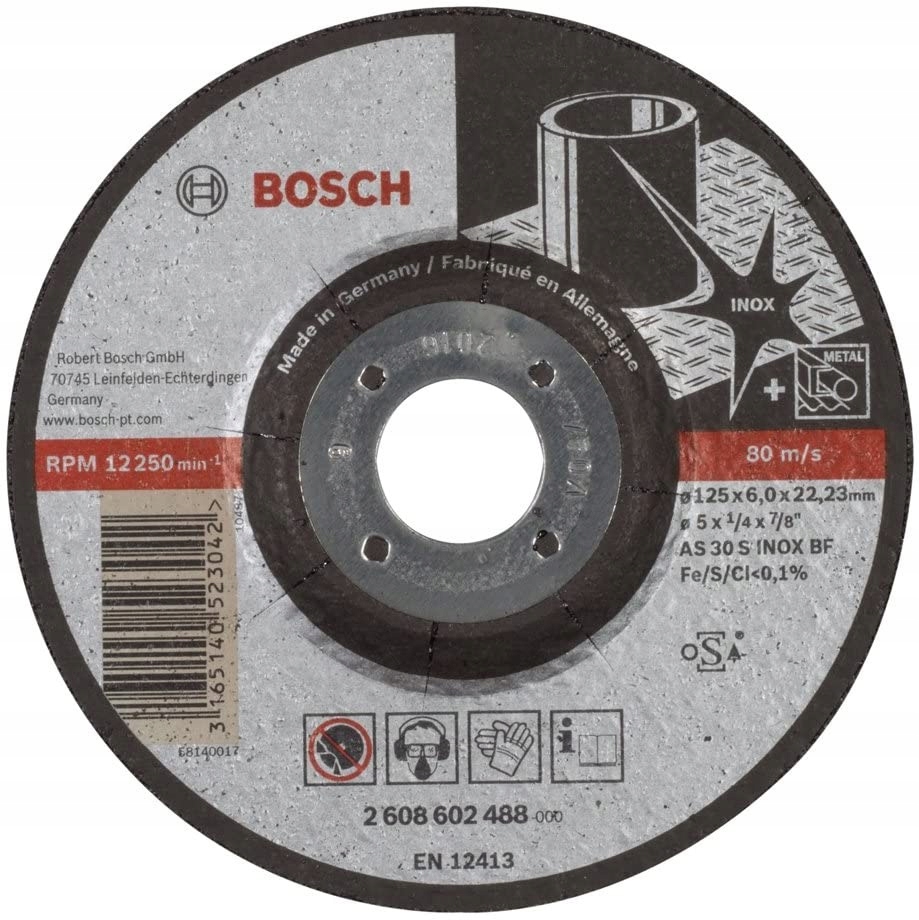 

Bosch Tarcza Do Szlifowania Nierdzewki Inox 125x6