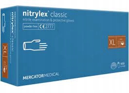 

Rękawiczki Nitrylowe Nitrylex Classic NiebieskieXL