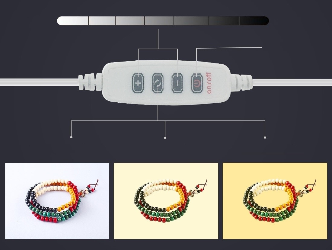 NAMIOT BEZCIENIOWY 20CM STUDIO DO FOTOGRAFII ZDJĘĆ LAMPY LED 6X TŁO RING Model 00008D9