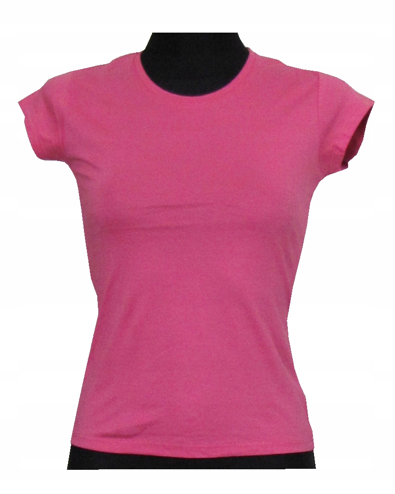 

Koszulka Damska Bluzka Top T-shirt Różowa S