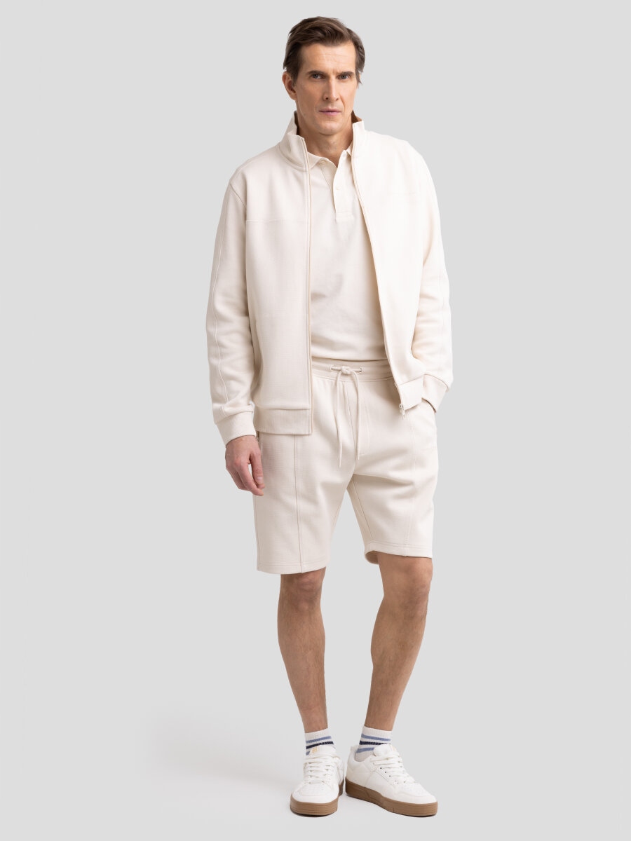 Big Star Pánské Teplákové Kraťasy Krémové Wladorsh 103 XXL