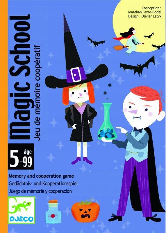 Gra karciana Magic School Djeco Typ Podstawa