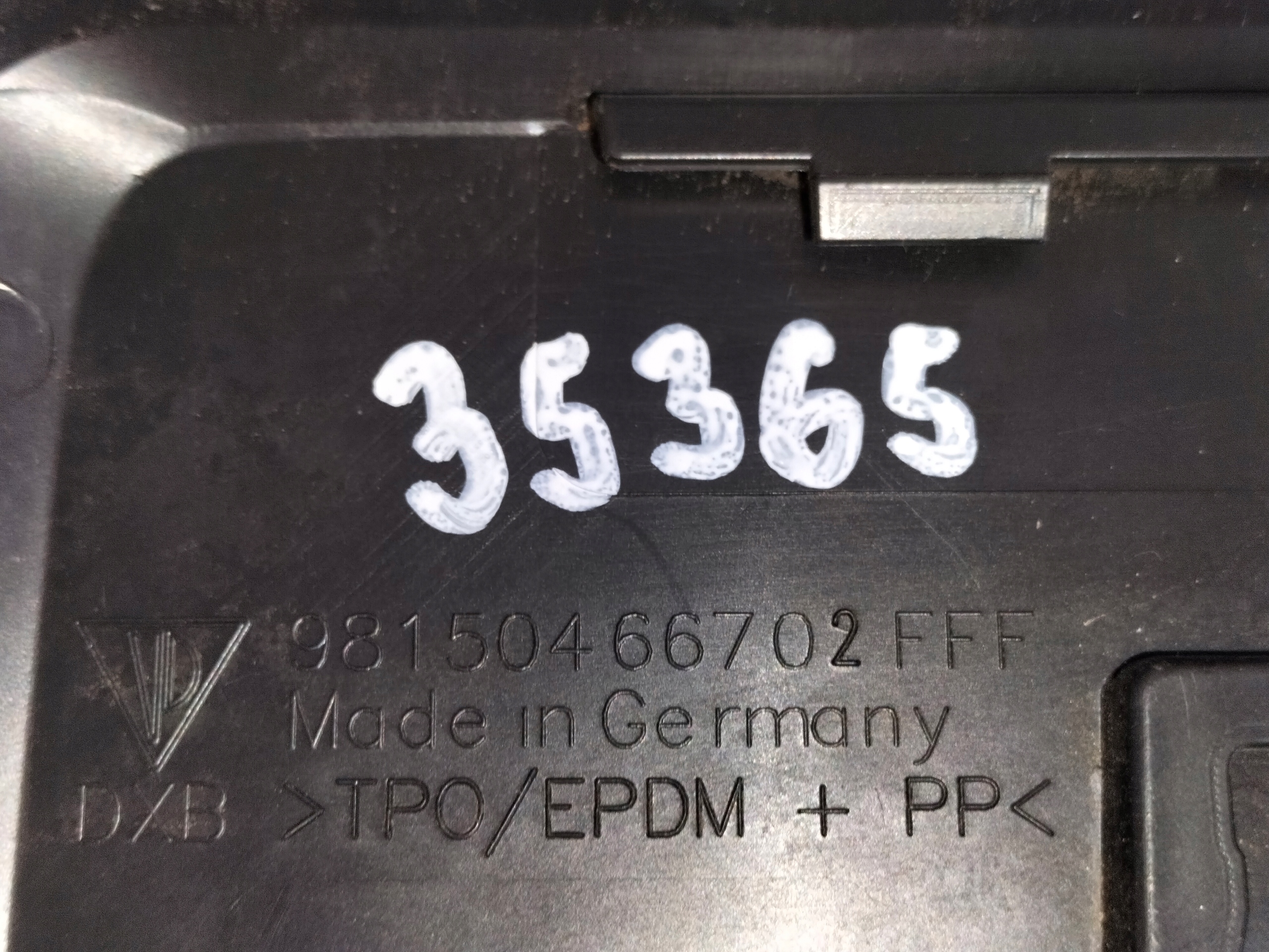 cap moulding threshold left PORSCHE BOXSTER S 981 12