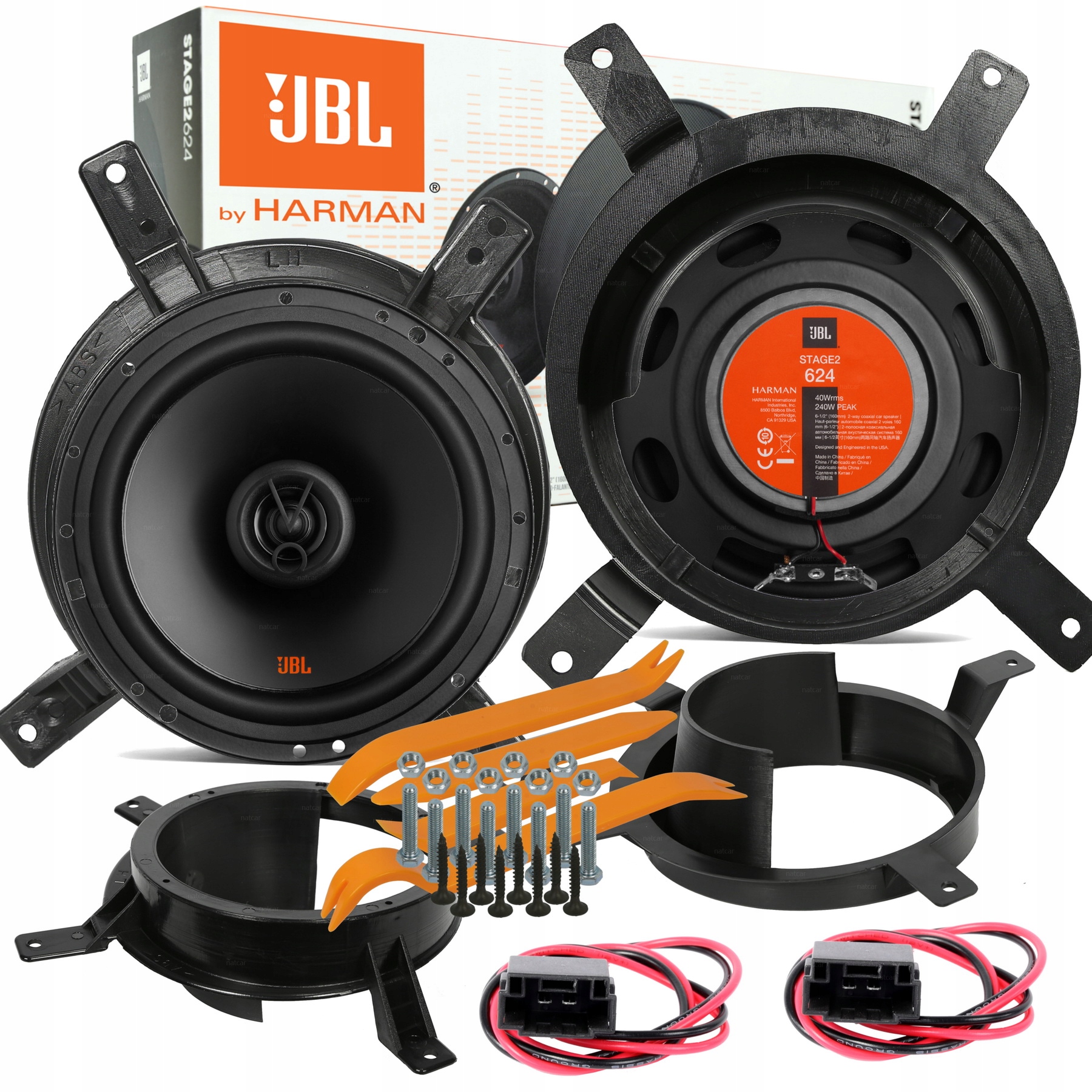 JBL STAGE2 624 GŁOŚNIKI VOLVO S60 S70 V70 XC70 DYS