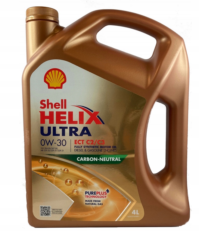 SHELL HELIX ULTRA ECT C2/C3 0W30 4L