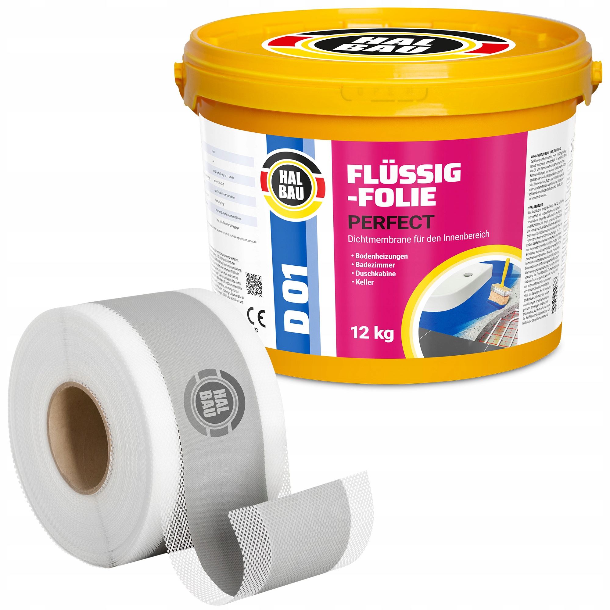 Fólie 12 kg Hydroizolační páska 10 m Sada